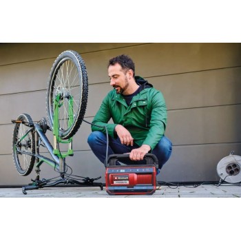 COMPRESSOR EINHELL HYBRID CORRENTE ELÉCTRICA E BATERIA